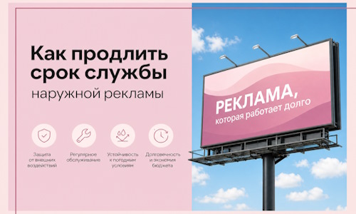 Как продлить срок службы наружной рекламы в Сарапуле