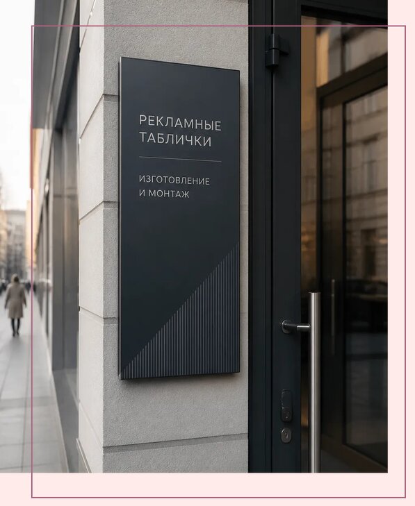 Рекламные таблички в Сарапуле по цене от 4646 р. | Аванза-Срл