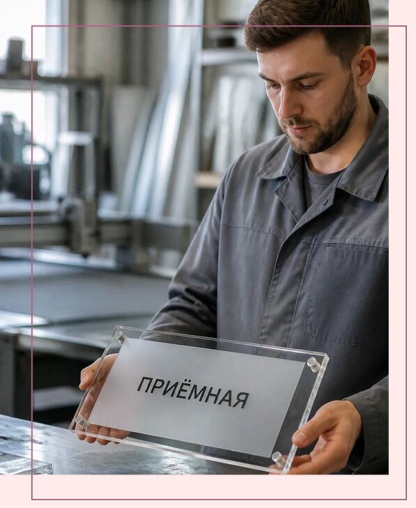 Таблички из оргстекла на заказ в Сарапуле от 4026 р. | Аванза-Срл