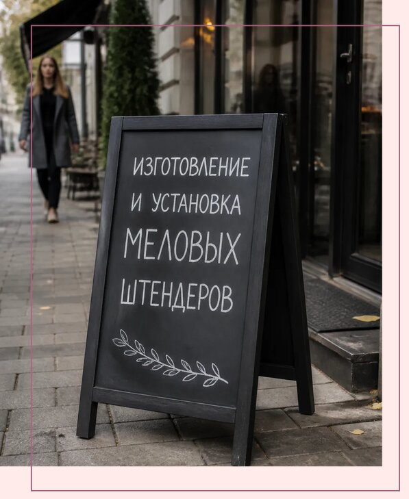Меловые штендеры в Сарапуле по цене от 6711 р. | Аванза-Срл